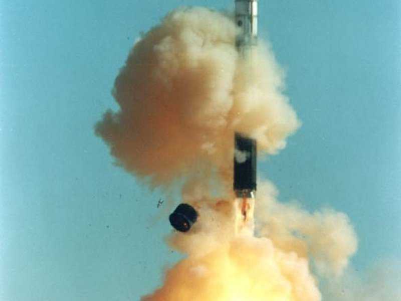 Запуск ракеты Р-12
