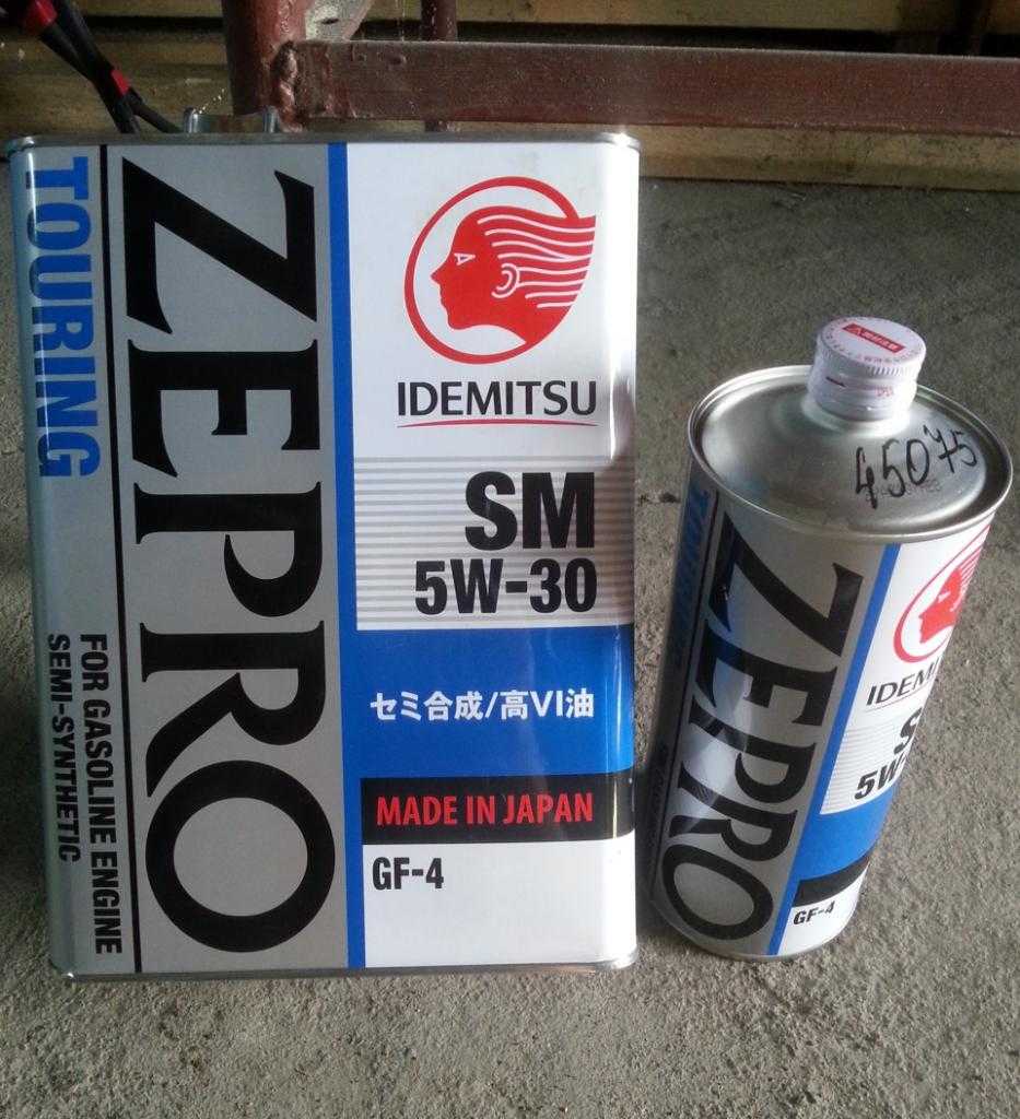 Idemitsu Zepro Touring 5W30 SN отзывы
