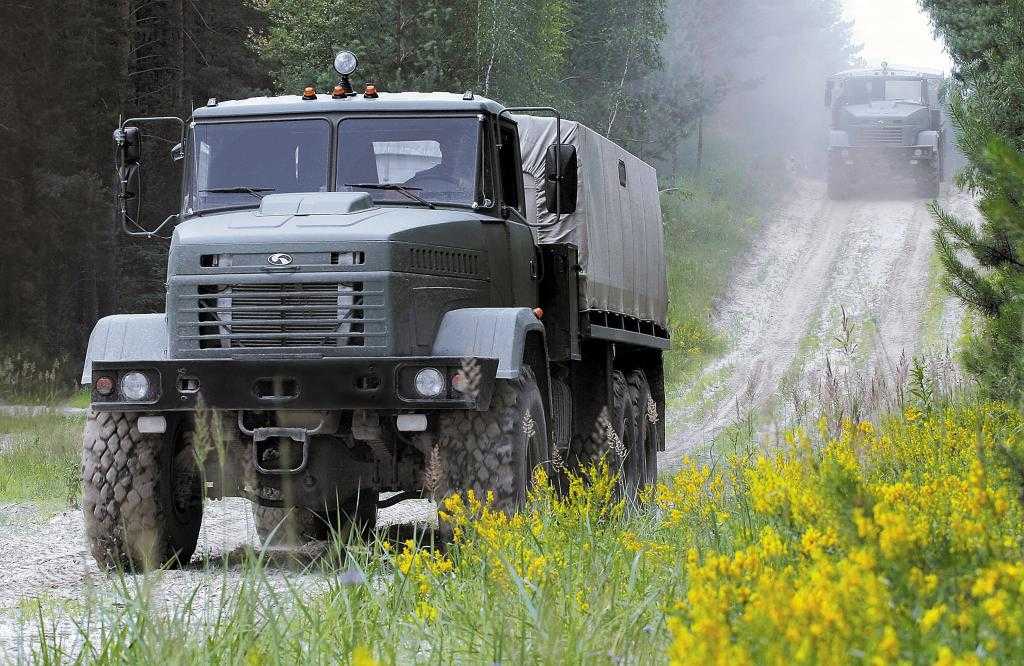 Военный грузовик КрАЗ